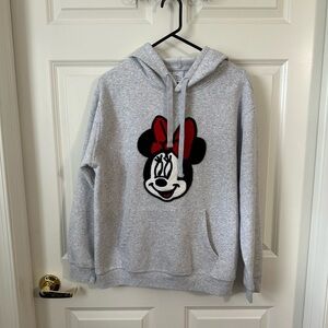 Disney Minnie Mouse Women's XL Licensed Crochet Character Hoodie